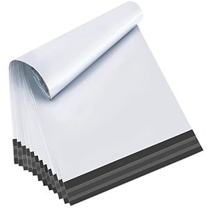 lot 80526 image: White Poly Mailers 7.8x11.7in 100Pcs, Shipping Bag for Small Business, Mailer Bags for Clothing, Self Strong Adhesive Mailing Envelopes for Package Suppliers, Flexible Secure Tear Resistant Postal Bag