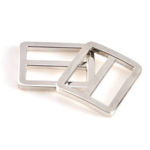 lot 80558 image: MELORDY 10pcs Metal Slide Tri-Glide Buckle Webbing Strap Adjustable Buckle Fasteners for Strap Keeper Leathercraft Bag Belt Bags DIY Accessories (Silver,1 inch)