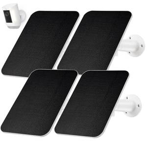 lot 80604 image: Solar Panel for Ring Camera, 4W Solar Power Charger for Ring Spotlight Cam Plus and Spotlight Cam Pro(Battery), 13ft Long Cable - IP65 Waterproof Solar Charger - Special Made for Ring Camera (4 Pack)
