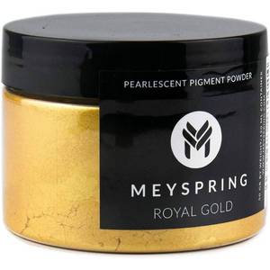 lot 80634 image: MEYSPRING Royal Gold Mica Powder for Epoxy Resin, Kintsugi Gold - Epoxy Resin Pigment - Resin Color for Kintsugi Repair Kit & Metallic Epoxy, Resin Art Supplies - Cosmetic Grade Mica Powder