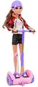 lot 80637 image: Click N Play Scooter Set for 12 Dolls, Remote Control Pink Hoverboard with Helmet & Kneepad Accessories, Compatable with Barbies and Ken Dolls, Gifts for Girls Ages 3, Girl Toys