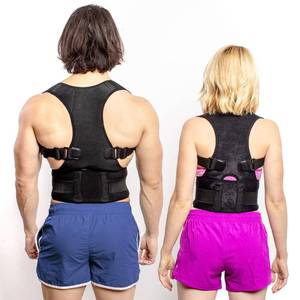 lot 81014 image: FlexGuard Posture Corrector for Women and Men - Back Brace for Posture, Adjustable Back Support Straightener Shoulder Posture Support for Pain Relief, Body Correction, X-Large