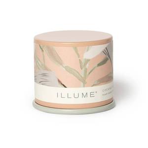 lot 81026 image: Illume Beautifully Done Essentials Coconut Milk Mango Demi Vanity Tin Scented Candle