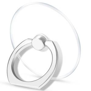 lot 81058 image: TACOMEGE Transparent Clear Phone Ring Grips Holder Kickstand, Finger Ring Stand for Cell Phone Tablet Case Accessories(Round-Clear) (1)