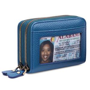 lot 81065 image: GOIACII Small Genuine Leather Wallet for Women, RFID Blocking Credit Card Holder Wallet