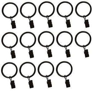 lot 81077 image: Curtain Rings (14, Black)