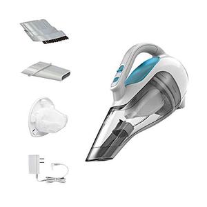 lot 81092 image: BLACKDECKER dustbuster Cordless Handheld Vacuum, Flexi BlueGreyWhite (HHVI315JO42)