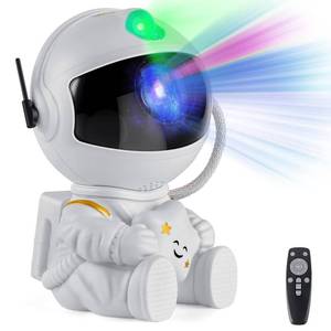 lot 81122 image: XHSY Astronaut ProjectorStar Projector Galaxy LightNight Light for KidsLight Projector for BedroomStarry Nebula Ceiling LED Lampwith Remote (White1)