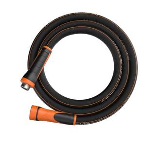 lot 81127 image: Giraffe Tools Garden Leader Hose 10ft x 58, Short Water Hose Heavy Duty, Flexible, Lightweight Hybrid Hose with Swivel Handle, Male to Female Fittings, Burst 600 PSI