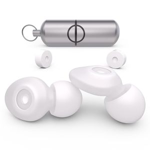 lot 81182 image: Ear Plugs for Sleeping, High Fidelity Concert Ear Plugs, Reusable Earplugs for Noise Reduction up to 21dB, Soft Ear Plugs for Airplanes, Study & Work, 4 Sets of Silicone Ear Tips, 2 Filter Sets
