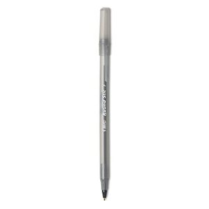lot 81258 image: BIC Round Stic Xtra Precision Ball Point Pen, Black, 12 Pack