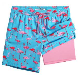 lot 81261 image: maamgic Swim Trunks Men 2 in 1 Mens Bathing Suit 7 Inch Quick Dry Mens Swimming Trunks with Zipper Pockets XLARGE