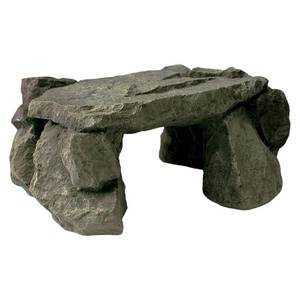 lot 81264 image: Zilla Pet Reptile Terrarium Shale Rock Den Decor Grey Medium