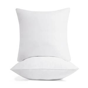 lot 81294 image: Deconovo 22x22 Pillow Insert, 2 Pack White Couch Pillow Filler, Soft Fluffy Plump Pillow Sham Stuffer for Throw Pillows, Decorative Bed Sofa Couch Square Pillow Forms, Sleeper Pillows for Adults