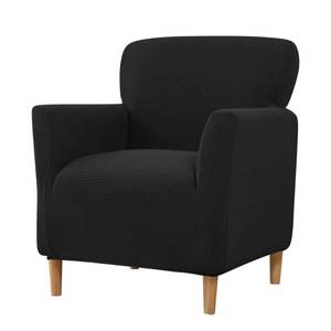 lot 81320 image: LiveGo Banquet Armchair Slipcovers Luxury Velvet Chair Slipcover with Arms Stretch Chair Covers for Living Room Soft Armchair Slipcover Nonslip Dog Pet Friendly Furniture Protector (Black a)