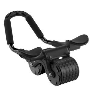 lot 81322 image: Uota Elbow Support Automatic Rebound Abdominal WheelAb Roller for Abdominal Exercise MachineAbs Workout EquipmentDolly Core Strengthening Trainer Fitness Belly Training (Black)