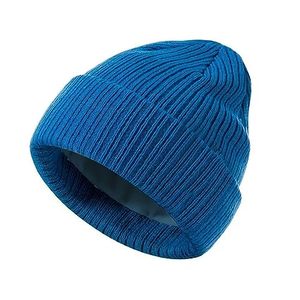 lot 81326 image: Warm Beanie for Toddler Boys Elegant Baby Beanie Knit Winter Hat for Kids Boys Girls Fleece Lining Skiing Winter Cap Blue