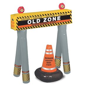 lot 82499 image: Revolutionary Inflatable Age Barricade Kit - (1 Pc.) - Unique and Eye-catching Design - for All Ages and Occasions