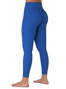 lot 82568 image: Sunzel Workout Leggings for Women Butt Lifting, Scrunch Butt Tummy Control Gym Leggings, High Waisted Squat Proof Yoga Pants 25 Classic Blue X-Small
