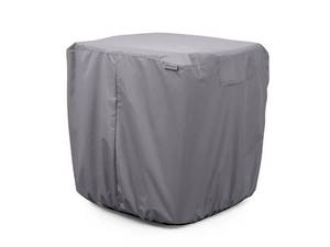 lot 82573 image: Covermates Air Conditioner Cover - Weather Resistant Outdoor Cover, Air Conditioner Winter Cover for Outdoor Units, Elite 300D Polyester, 24W x 24D x 22H, Charcoal