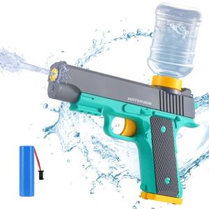 lot 82579 image: Electric Water Gun for Kids Adults, Automatic Squirt Guns, Replaceable Large Capacity Water Tank Battery Powered Outdoor Pool Soaker Toy Water Blaster for Boys Girls 6 7 9 10 8-12