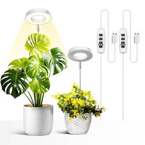 lot 82586 image: Calovebby Plant Grow Light for Indoor Plants Full Spectrum,Plant Growing Lamp with White Warm LEDs for Small Plants, Mini Bonsai,Height Adjustable, Dimmable & Timer 3912H