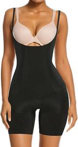 lot 82610 image: SHAPERX Shapewear for Women Tummy Control Open Bust Thigh Slimmer Body Shaper, SZ2490293-Black-M