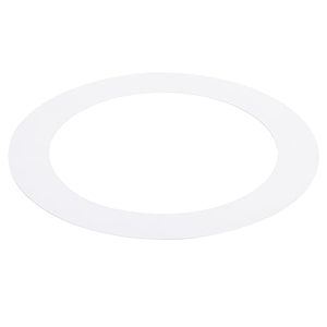 lot 82669 image: PATIKIL 6.3 ID 10.04 OD Goof Rings for Recessed Light, Gloss White Goof Metal Trim Ring Lighting Fixture for Ceiling Wall Recessed Can Downlights