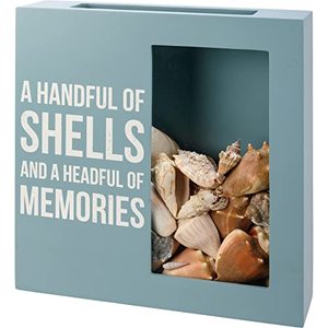 lot 82680 image: Primitives by Kathy Seashell Holder - Coastal Decor, Glass Display, Treasure Chest, Room and Bedroom Decor