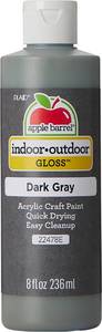lot 82705 image: Apple Barrel Gloss Acrylic Paint, 8 Fl Oz (Pack of 1), Dark Gray