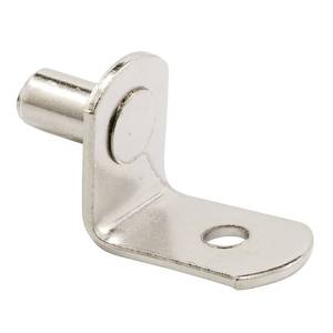 lot 82716 image: Prime-Line U 10169, Nickel Plated Shelf Support, 14 Inch - Pack of 8