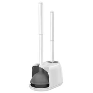 lot 82735 image: SetSail Toilet Brush and Plunger Set, Toilet Plungers for Bathroom Heavy Duty Toilet Bowl Brush and Holder Hidden Toilet Plunger and Brush Set for Deeply Cleaning