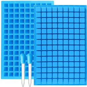 lot 82736 image: JOERSH Square Candy Molds Silicone Molds for Hard Candy, Gummy, Caramels, Chocolate, Ganache, Ice Cubes, 252 Cavity