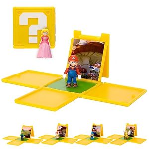 lot 82870 image: THE SUPER MARIO BROS. MOVIE � 1.25� Mini Figure with Question Block 6-Pack Wave 1 Features Mario, Luigi, Peach, Toad, Kamek and, Koopa Paratroopa