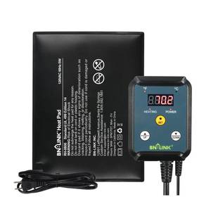 lot 82871 image: BN-LINK Durable Reptile Heating Pad 6 X 8 with Digital Thermostat Under Tank Heater Terrarium Warmer Combo Set for Turtles, Lizards, Frogs, and Other Reptiles