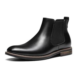 lot 82894 image: Bruno Marc Mens Chelsea Boots Dress Ankle Slip On Boots,BLACK,Size 8,URBAN-06-1