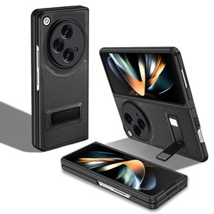 lot 82896 image: MingWei Compatible with Oneplus Open, Vegan Leather Rubber Bumper Slim Fit Lightweight Shockproof Absorption Cover Protective Case (Black)