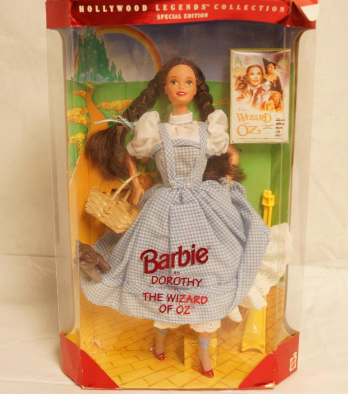 lot 1044 image: Barbie as Dorothy in The Wizard of Oz - Hollywood Legends Collection - New in the original Box - Doll is Mint Box has minor wear see photos