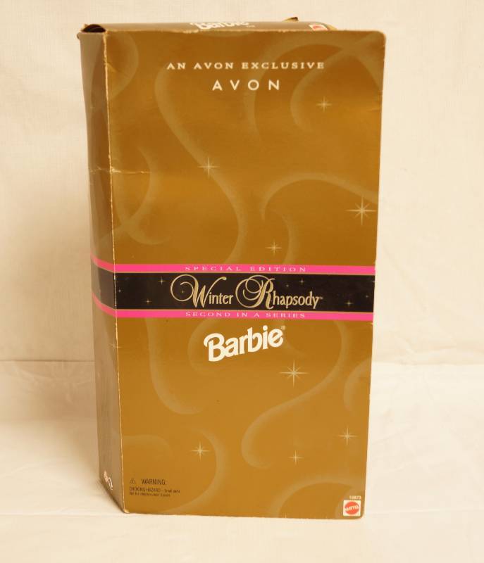 lot 1046 image: Avon Barbie Doll - Winter Rhapsody w Original Box by Mattel