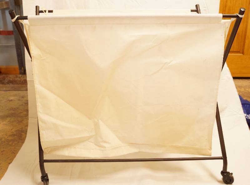 lot 2313 image: Laundry Cart - On Wheels Keep your laundry organized