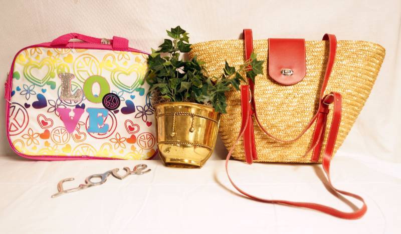 lot 2380 image: Laptop Case (NEW) Fashion Purse and Home Decor Lot - see photos