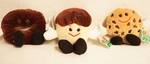 Entenmann's limited Edition Plush Toys - Cookie, Doughnut and Cupcake - CUTE! - with tags!