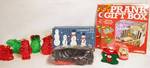 Lot of X-Mas Funnies! Prank Gift Boxes, Snowman Kit (snow not included) FUN GIFT IDEAS!
