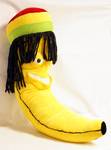 Big Reggae Banana - Plush Toy! NEW without tags, dreadlocks - FUNNY GIFT!