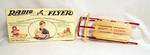 Miniature Wooden Radio Flyer Sled - Great for Decor! - VERY NICE w/ original Box - see photos
