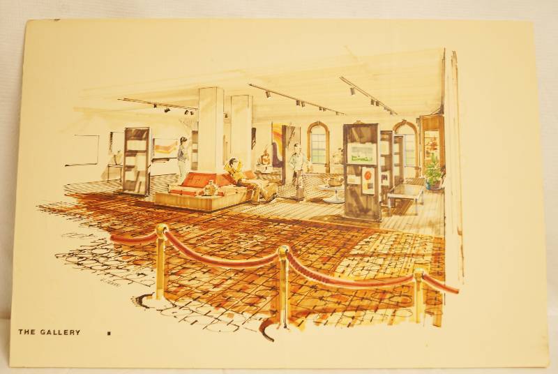 lot 2347 image: Hugh Greer Original Architectural Drawing - Safely Associates Architects-Planners - The Gallery - WOW