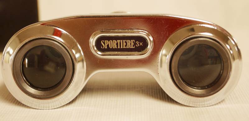 lot 2389 image: VINTAGE - Set of SPORTGLASS 3X Binoculars - Coated Lens - Extra Nice With Original Box