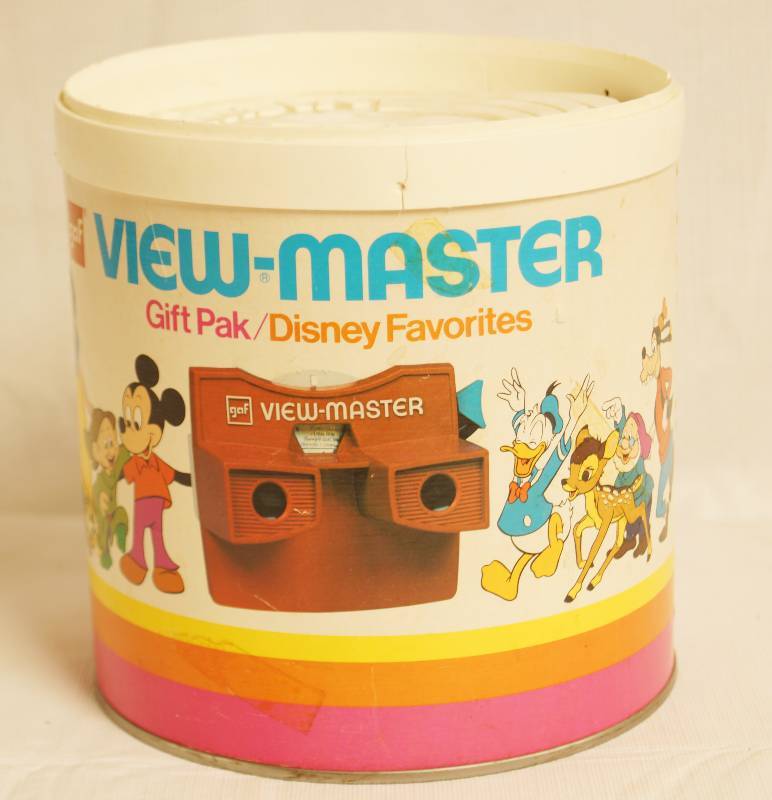 Vintage - VIEW-MASTER Gift-Pak - Disney Favorites - w/ Container