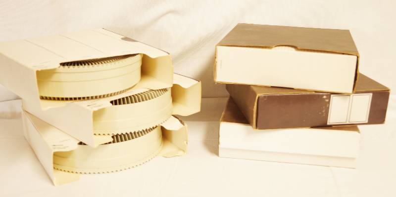 lot 2505 image: Lot of 6 VINTAGE Slide Carousels - with boxes - Nice See photos