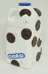 Collectible OREO Cookie Jar shaped like a Milk Jug! Licensed by Nabisco - SWEET!